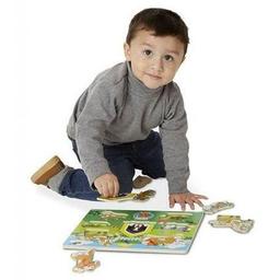 Развивающая игрушка Melissa&Doug Рамка-вкладыш Домашние животные 8 эл (MD19053)