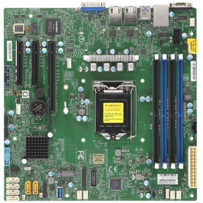 Серверна материнська плата Supermicro X11SCL-F-O