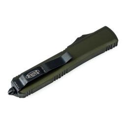 Нож Microtech Ultrtaech Drop Point Black Blade Green (121-1OD)