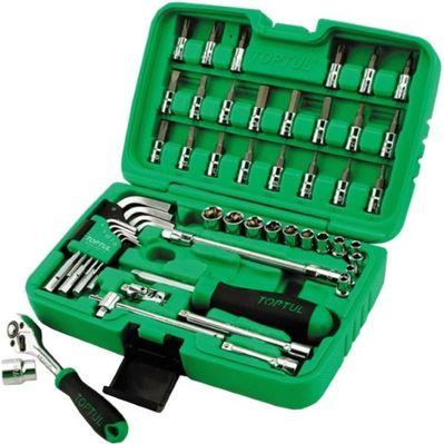 Набір інструментів Toptul в кейсі 1/4" 51од. (GCAI5101)