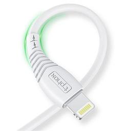Дата кабель USB 2.0 AM to Lightning 1.2m Nature T-L830 White T-Phox (T-L830 White)