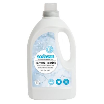 Гель для прання Sodasan Universal Sensitiv Bright&White 1.5 л (4019886015714)