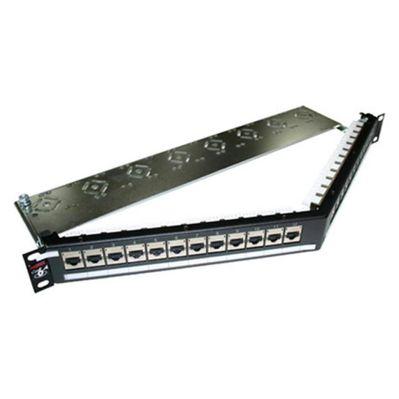 Патч-панель 19" угловая 24xRJ-45 STP cat.6A, DG+, 1U Molex (PID-00218)