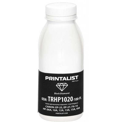 Тонер HP LJ 1010/1020/1022 , 100г Black Printalist (TRHP1020-100-PL)