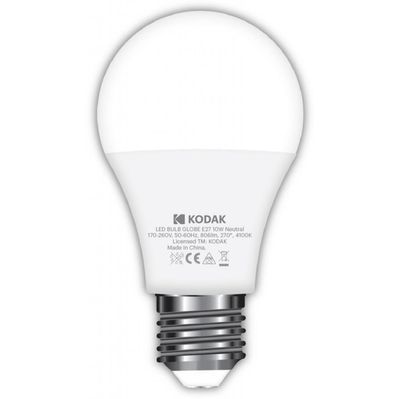 Лампочка Kodak A60 E27 10W 4100K (30419391/B-IK1)