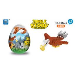 Конструктор Mindbox JUNGLE STORY в яйце в ассорт (K31A)