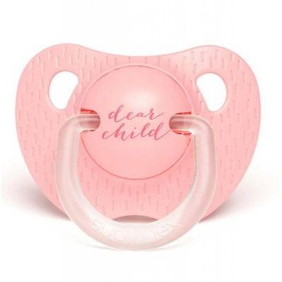 Пустышка Suavinex Смысл жизни, 18+ мес розовая (303337)