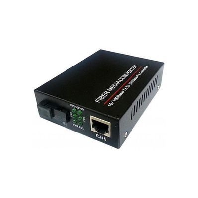 Медіаконвертер 10/100Base-TX to 100Base-F 1310нм, SM, SC/PC, 20 км FoxGate (EC-B-0,1-1SM-1310nm-20-LFP)