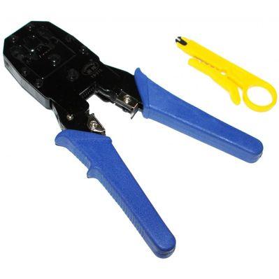 Инструмент Merlion RJ45/12/11, 4P/6P/8P, Blue (SZ-318)