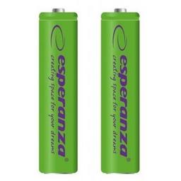 Акумулятор Esperanza AAA 1000mAh Ni-MH * 2 green (EZA101G)