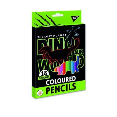 Олівці кольорові Yes Dino 18 кол (290597)