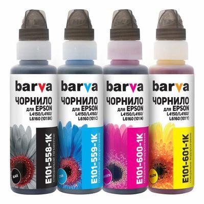 Чорнило Barva EPSON L4150/L4160 (101) B/C/M/Y 4х100 мл OneKey (E101-1K-MP)