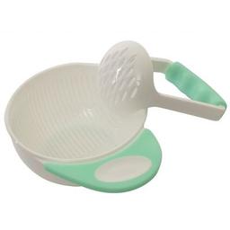 Набор детской посуды Baby Team Набор для пюрирования (чаша с толкушкой) (6206_мятный)
