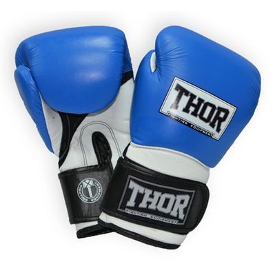 Боксерські рукавички Thor Pro King 16oz Blue/White/Black (8041/03(PU) B/Wh/Bl 16 oz.)