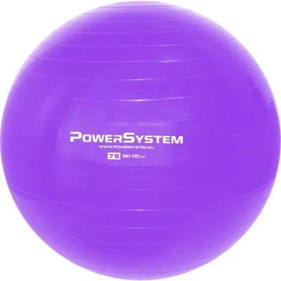 М'яч для фітнесу Power System PS-4013 75cm Purple (PS-4013_75cm_Purple)