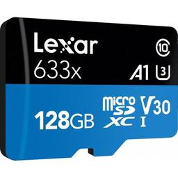 Карта пам'яті Lexar 128GB microSDXC class 10 UHS-I 633x (LSDMI128BB633A)