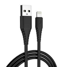 Дата кабель USB 2.0 AM to Lightning 1.0m black ColorWay (CW-CBUL024-BK)