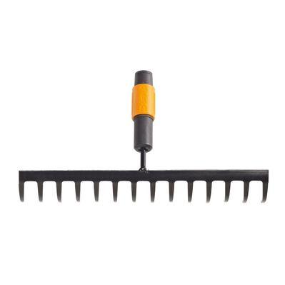 Грабли Fiskars для грунта 14 зубцов QuikFit (1000653)
