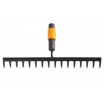 Грабли Fiskars для грунта 16 зубцов QuikFit (1000654)