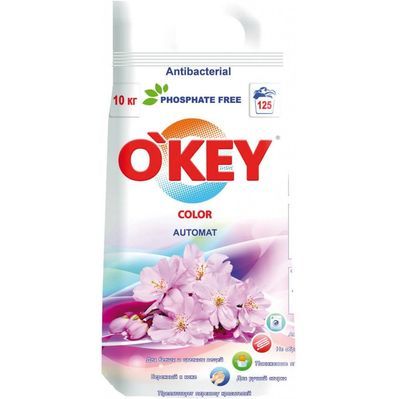 Пральний порошок O'KEY Квітковий букет 10 кг (4820049381733)