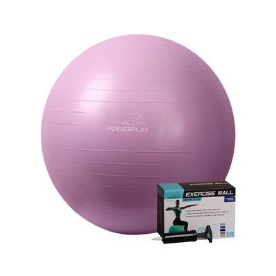 М'яч для фітнесу PowerPlay 4001 75см Voilet + насос (PP_4001_75_Voilet)