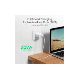 Зарядное устройство Ugreen CD127 Type-C PD 30W Charger (White) (70161)
