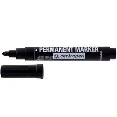 Маркер Centropen водостойкий перманентный 2,5мм., белый (8586)