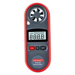 Анемометр Wintact цифровой 0,7-30м/с, -10-45°C (WT816A)