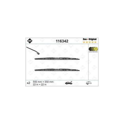 Щітка склоочисника SWF 116342