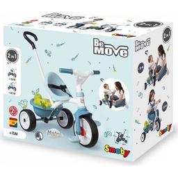 Детский велосипед Smoby Be Move 2 в 1 с багажником Голубой (740331)