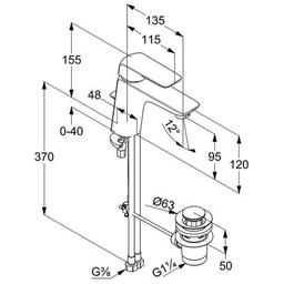 Смеситель KLUDI AMEO (410230575)