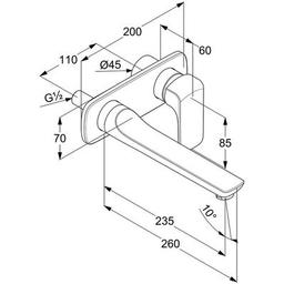 Смеситель KLUDI AMEO (412450575)