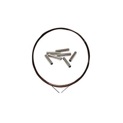 Повідковий матеріал Ukrspin Orange Spinning сталь AFW 7х7 набор 9кг(20lb)/0.28мм 2м + 20 (1590.03.74)