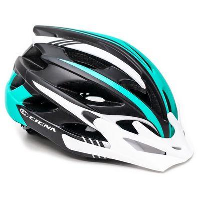 Шолом Cigna WT-016 М 57-61см Black/White/Turquoise (HEAD-039)