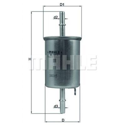 Фильтр топливный Mahle KL573