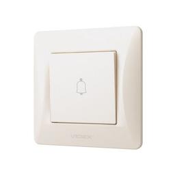 Кнопка звонка Videx BINERA 1кл кремовая (VF-BNDB1-CR)