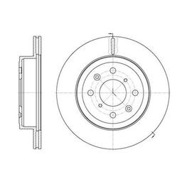 Гальмівний диск REMSA 61038.10