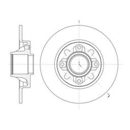 Гальмівний диск REMSA 61060.00