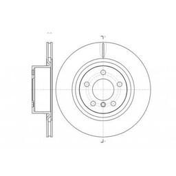 Тормозной диск REMSA 61455.10