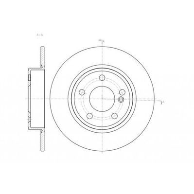 Гальмівний диск REMSA 61465.00
