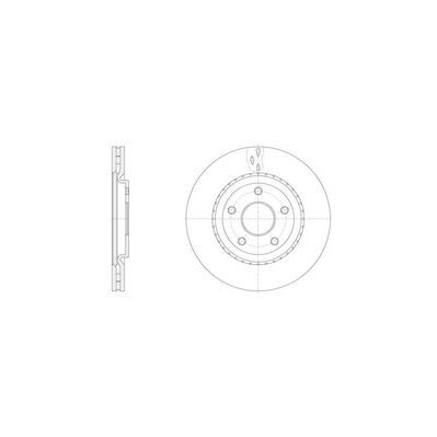Гальмівний диск REMSA 61515.10