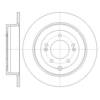 Гальмівний диск REMSA 61779.00