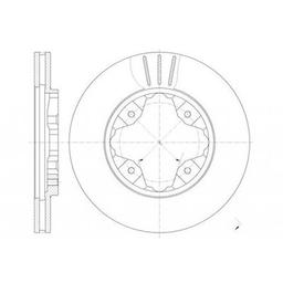 Тормозной диск REMSA 6205.10