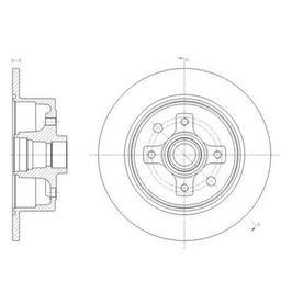 Гальмівний диск REMSA 6217.00