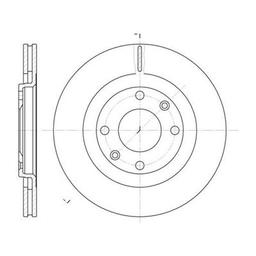 Тормозной диск REMSA 6240.10