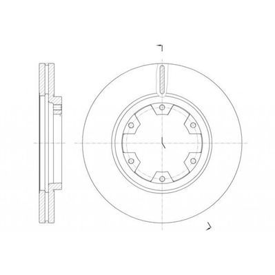 Гальмівний диск REMSA 6466.10