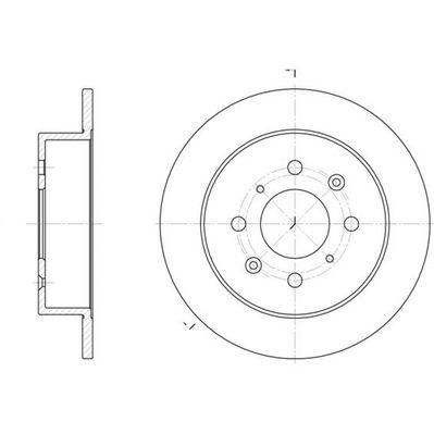 Тормозной диск REMSA 6521.00