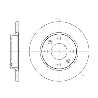 Тормозной диск REMSA 6535.00