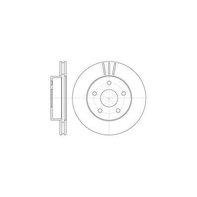 Гальмівний диск REMSA 6626.10