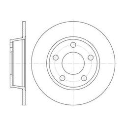 Гальмівний диск REMSA 6723.00